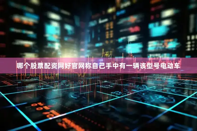 哪个股票配资网好官网称自己手中有一辆该型号电动车